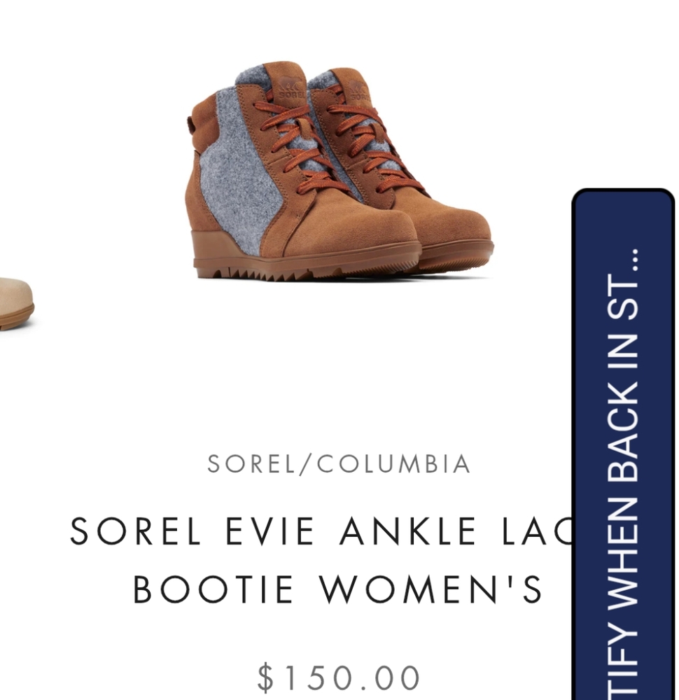 Sorel wedge boots